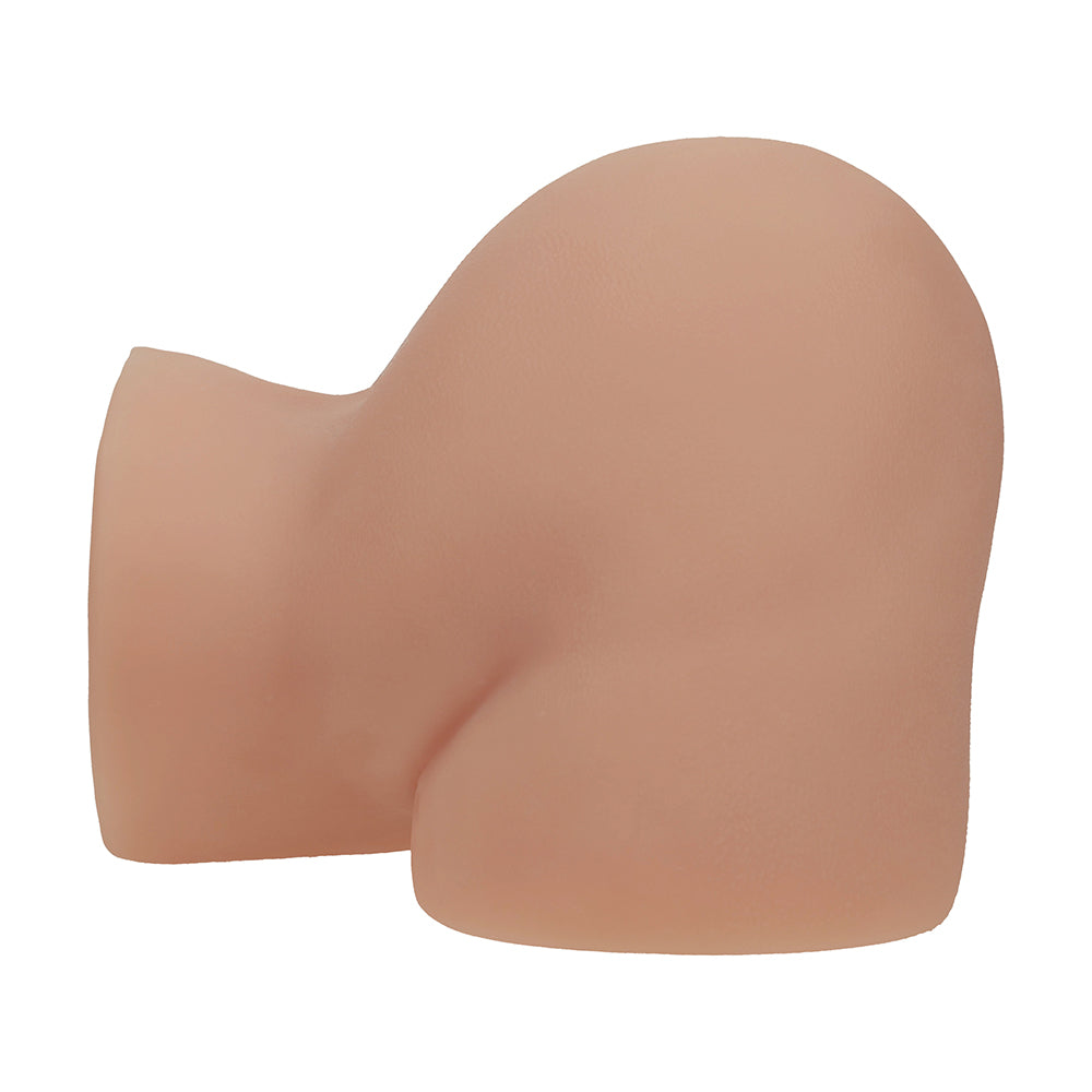 Xkin Lux Arden Dual Entry Vibrating Masturbator – Tan