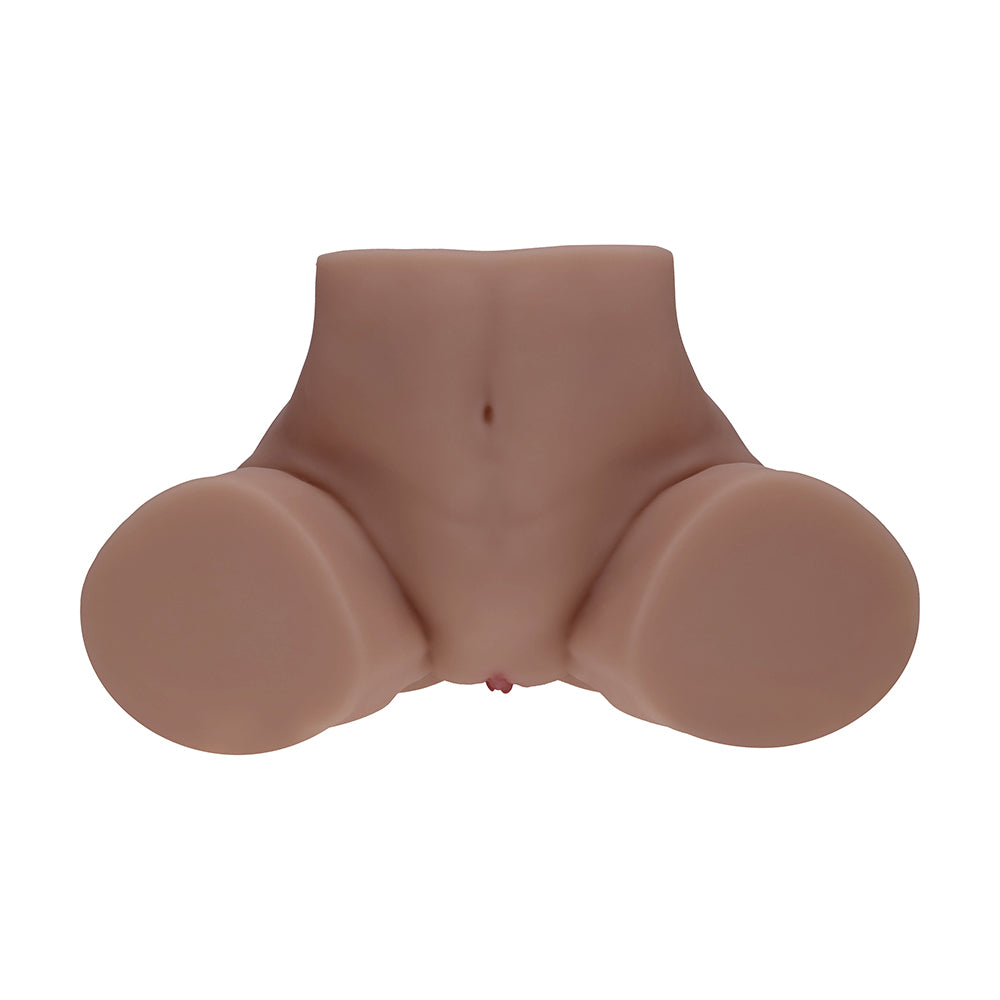 Xkin Clara Vossin Dual Entry Vibrating Masturbator – Brown