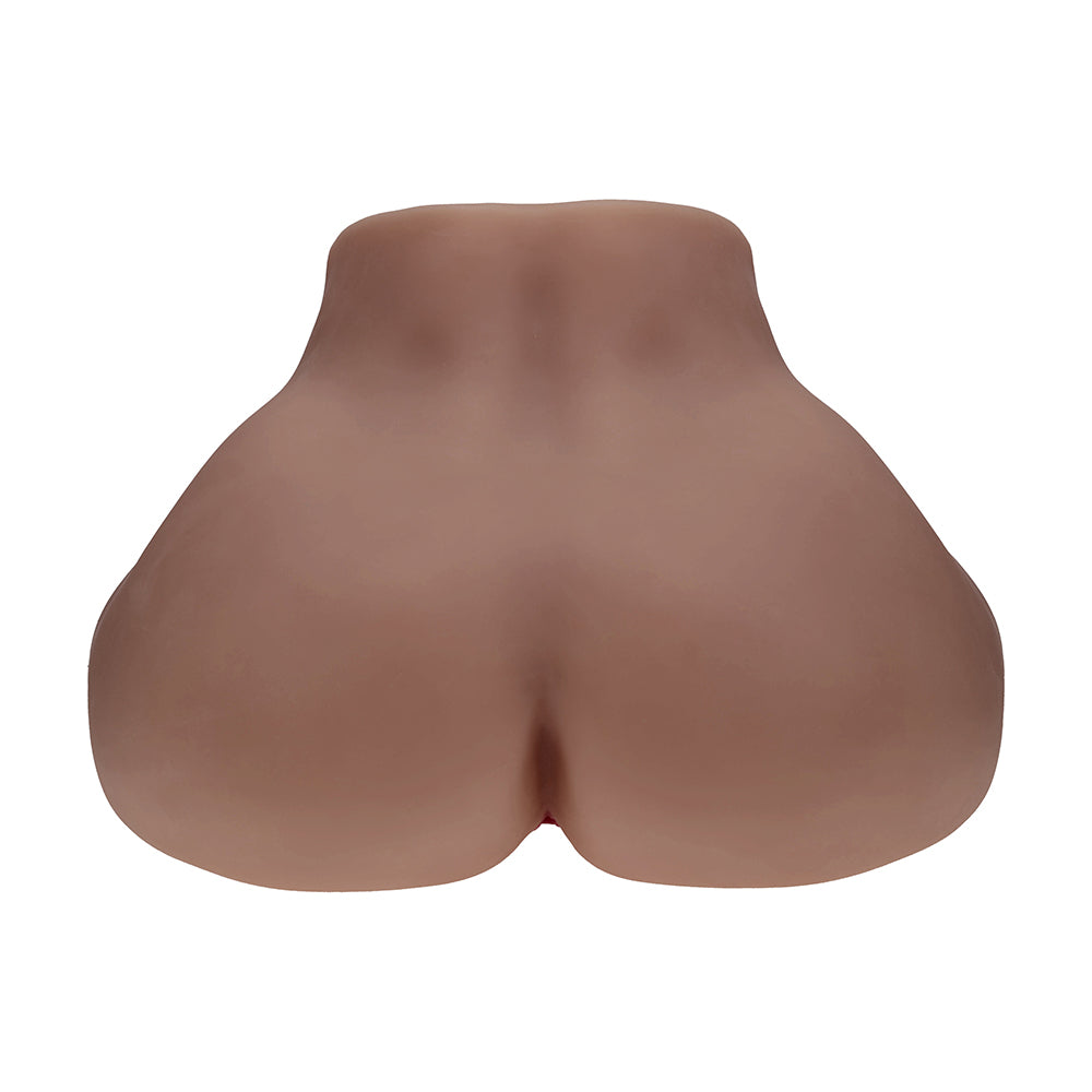 Xkin Clara Vossin Dual Entry Vibrating Masturbator – Brown