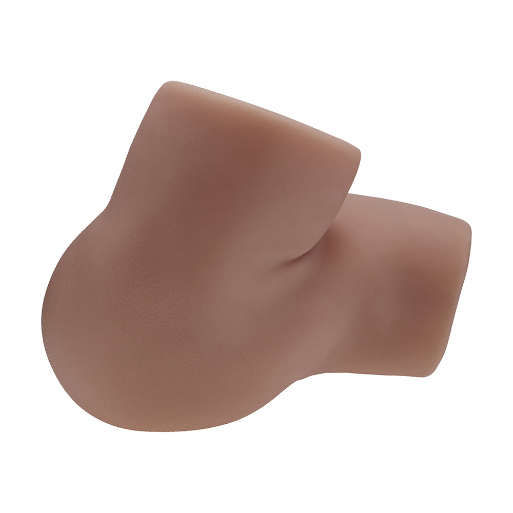Xkin Clara Vossin Dual Entry Vibrating Masturbator – Brown