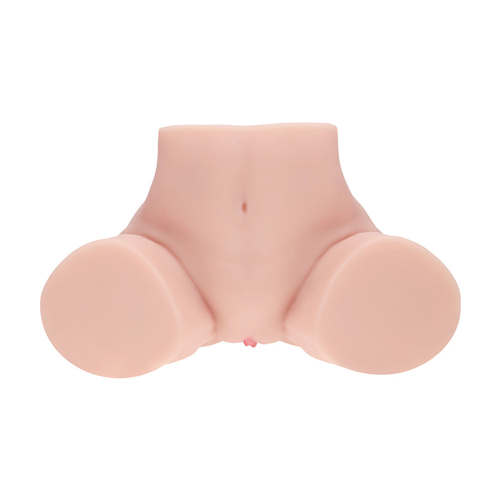 Xkin Vera Dawn Dual Entry Vibrating Masturbator - Beige
