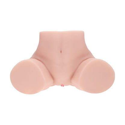 Xkin Vera Dawn Dual Entry Vibrating Masturbator - Beige