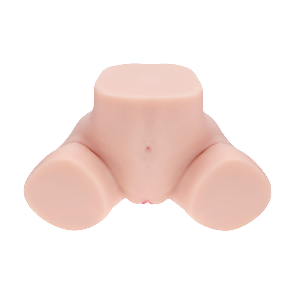 Xkin Elina Rosewood Dual Entry Vibrating Masturbator - Beige