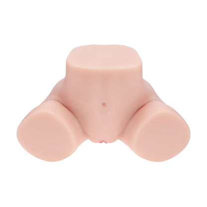 Xkin Elina Rosewood Dual Entry Vibrating Masturbator - Beige