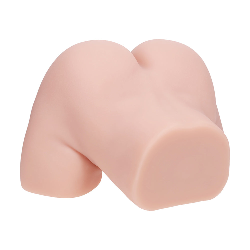 Xkin Elina Rosewood Dual Entry Vibrating Masturbator - Beige