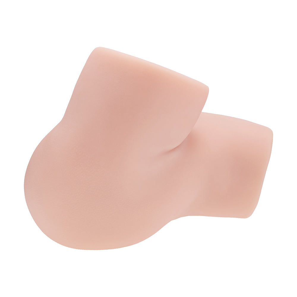 Xkin Elina Rosewood Dual Entry Vibrating Masturbator - Beige