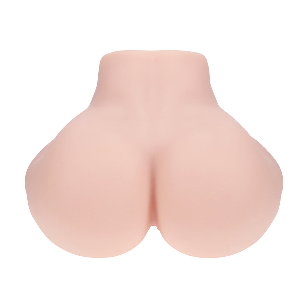 Xkin Elina Rosewood Dual Entry Vibrating Masturbator - Beige
