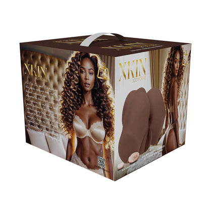 Xkin Bodyforms Eve Rhodes Dual Entry Vibrating Masturbator – Brown