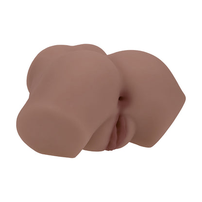 Xkin Bodyforms Eve Rhodes Dual Entry Vibrating Masturbator – Brown