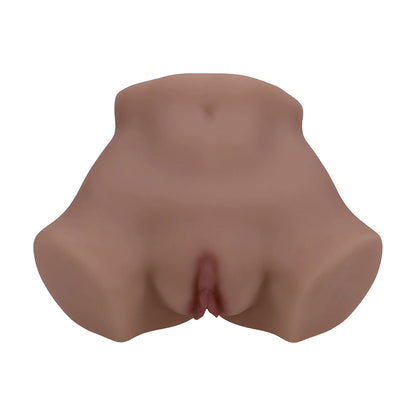 Xkin Bodyforms Eve Rhodes Dual Entry Vibrating Masturbator – Brown