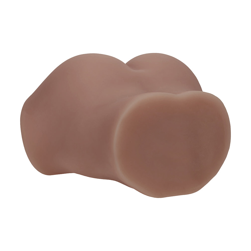 Xkin Bodyforms Eve Rhodes Dual Entry Vibrating Masturbator – Brown
