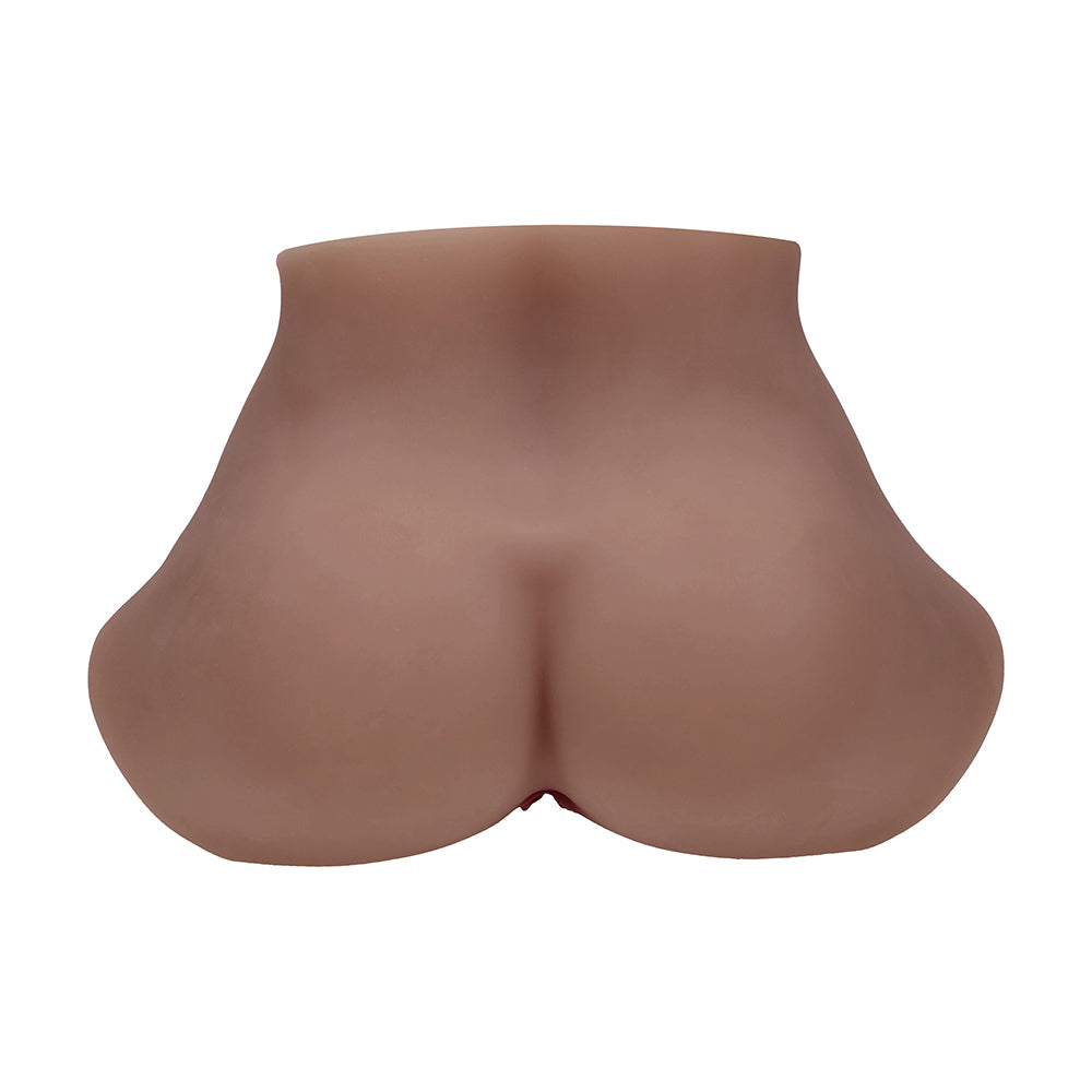 Xkin Bodyforms Eve Rhodes Dual Entry Vibrating Masturbator – Brown