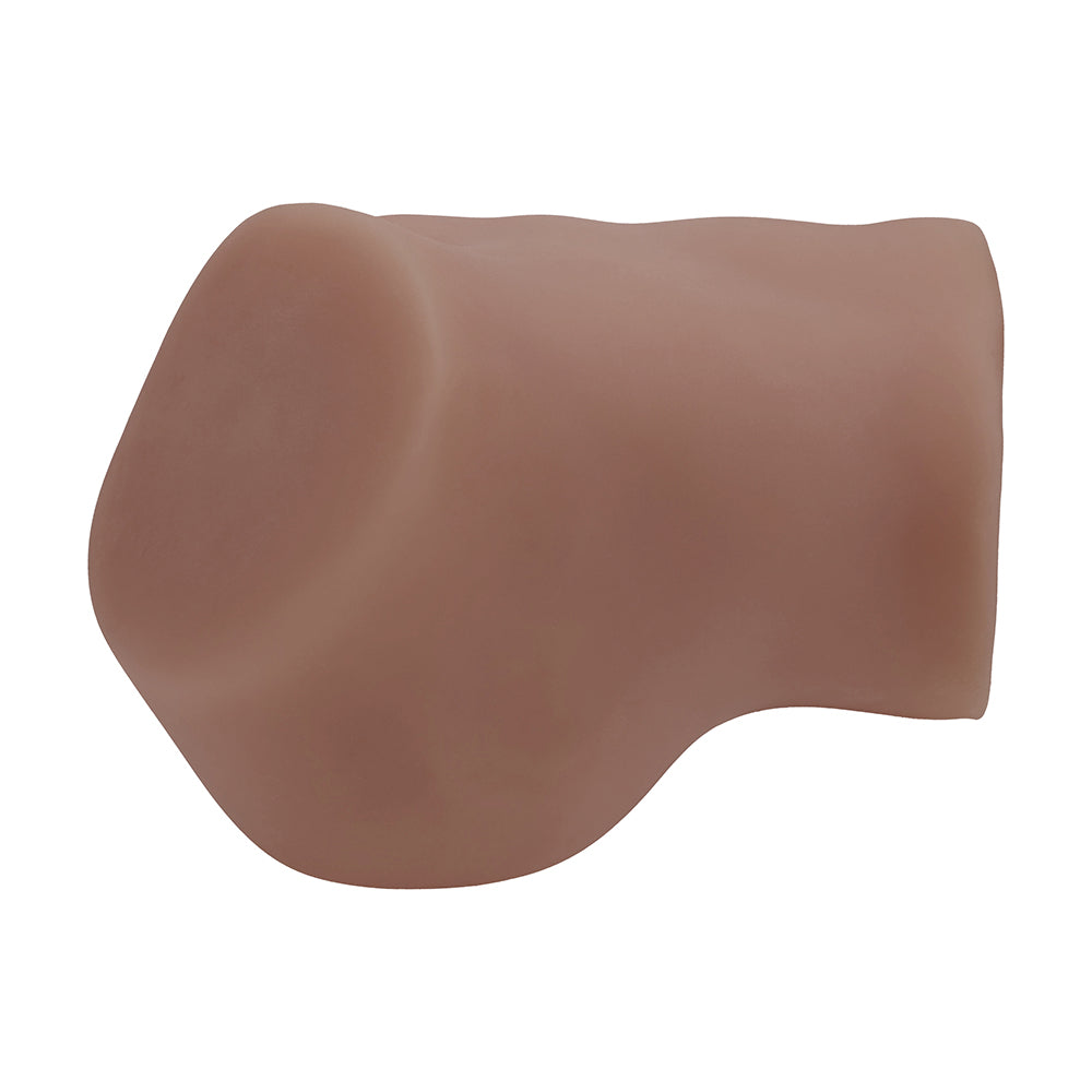 Xkin Bodyforms Eve Rhodes Dual Entry Vibrating Masturbator – Brown