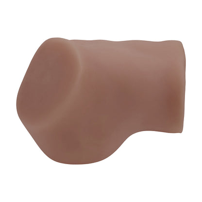 Xkin Bodyforms Eve Rhodes Dual Entry Vibrating Masturbator – Brown