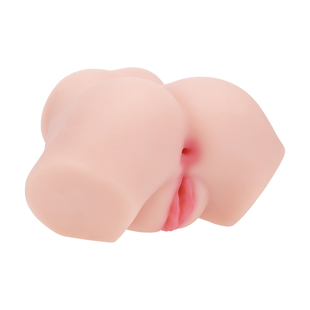 Xkin Aria Summers Dual Entry Vibrating Masturbator - Beige