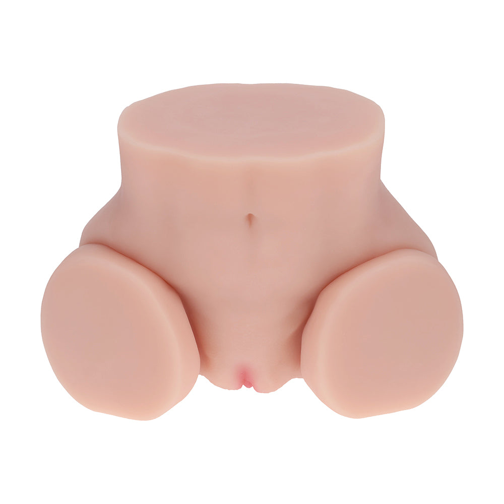 Xkin Bodyforms Mia Hart Dual Entry Vibrating Masturbator – Beige