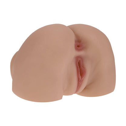 Xkin Bodyforms Nina Vale Dual Entry Vibrating Masturbator – Tan