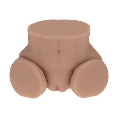 Xkin Bodyforms Nina Vale Dual Entry Vibrating Masturbator – Tan
