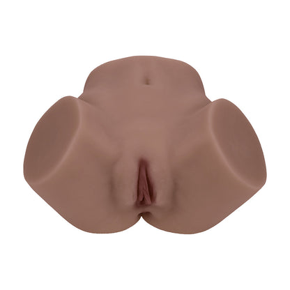 Xkin Bodyforms Layla Love Dual Entry Vibrating Masturbator – Brown
