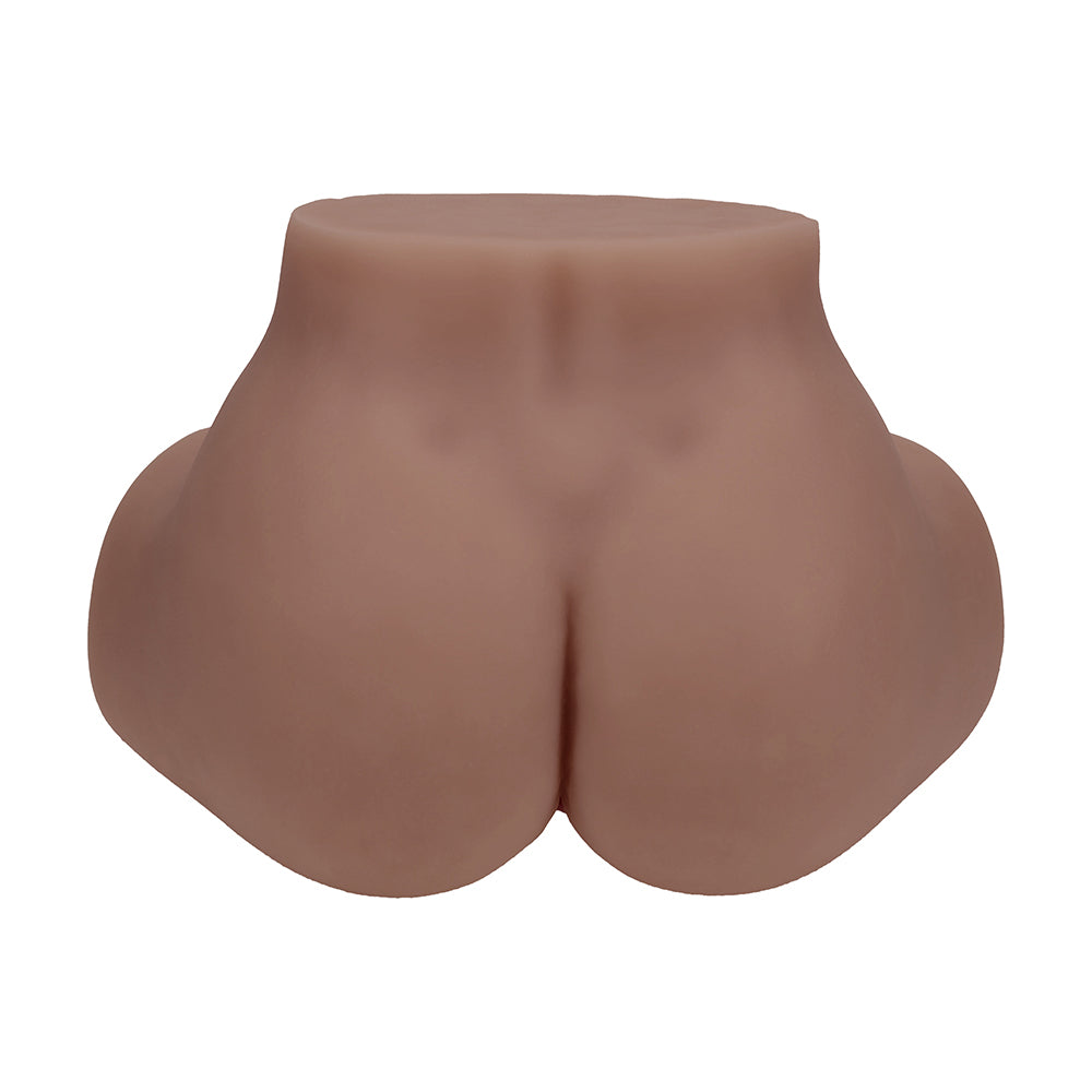 Xkin Bodyforms Layla Love Dual Entry Vibrating Masturbator – Brown