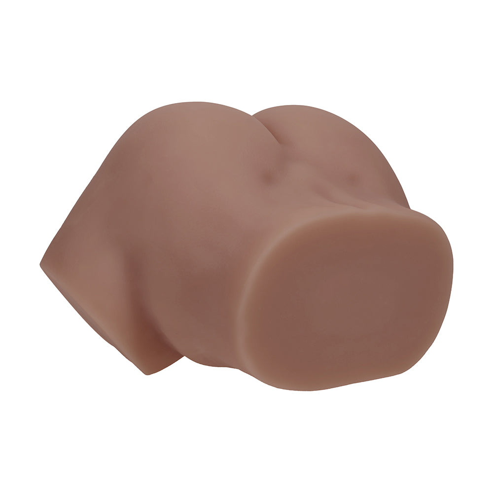 Xkin Bodyforms Layla Love Dual Entry Vibrating Masturbator – Brown