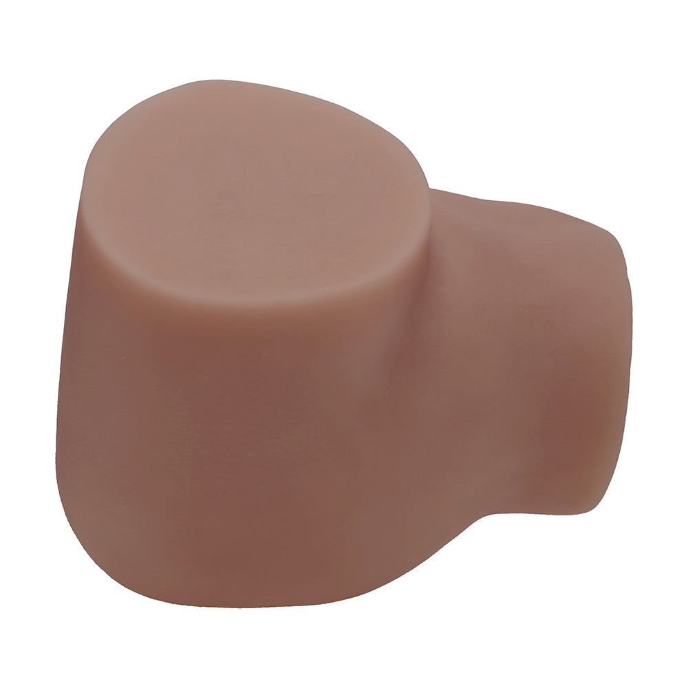 Xkin Bodyforms Layla Love Dual Entry Vibrating Masturbator – Brown