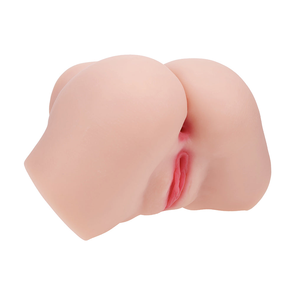 Xkin Bodyforms Ivy Lane Dual Entry Vibrating Masturbator - Beige