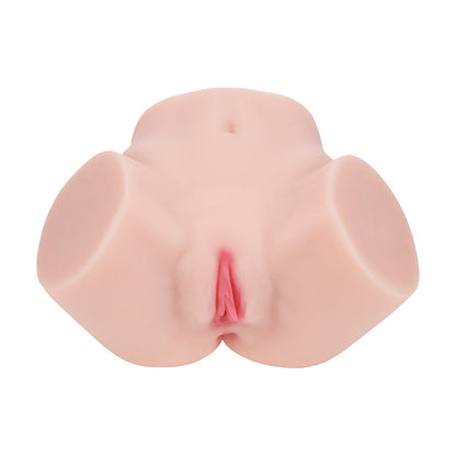 Xkin Bodyforms Ivy Lane Dual Entry Vibrating Masturbator - Beige