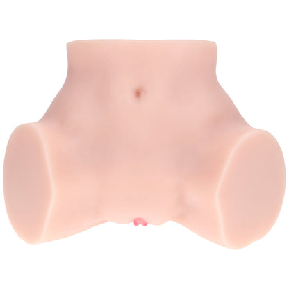 Xkin Bodyforms Bree Knox Dual Entry Vibrating Masturbator – Beige