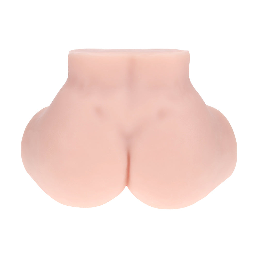 Xkin Bodyforms Bree Knox Dual Entry Vibrating Masturbator – Beige