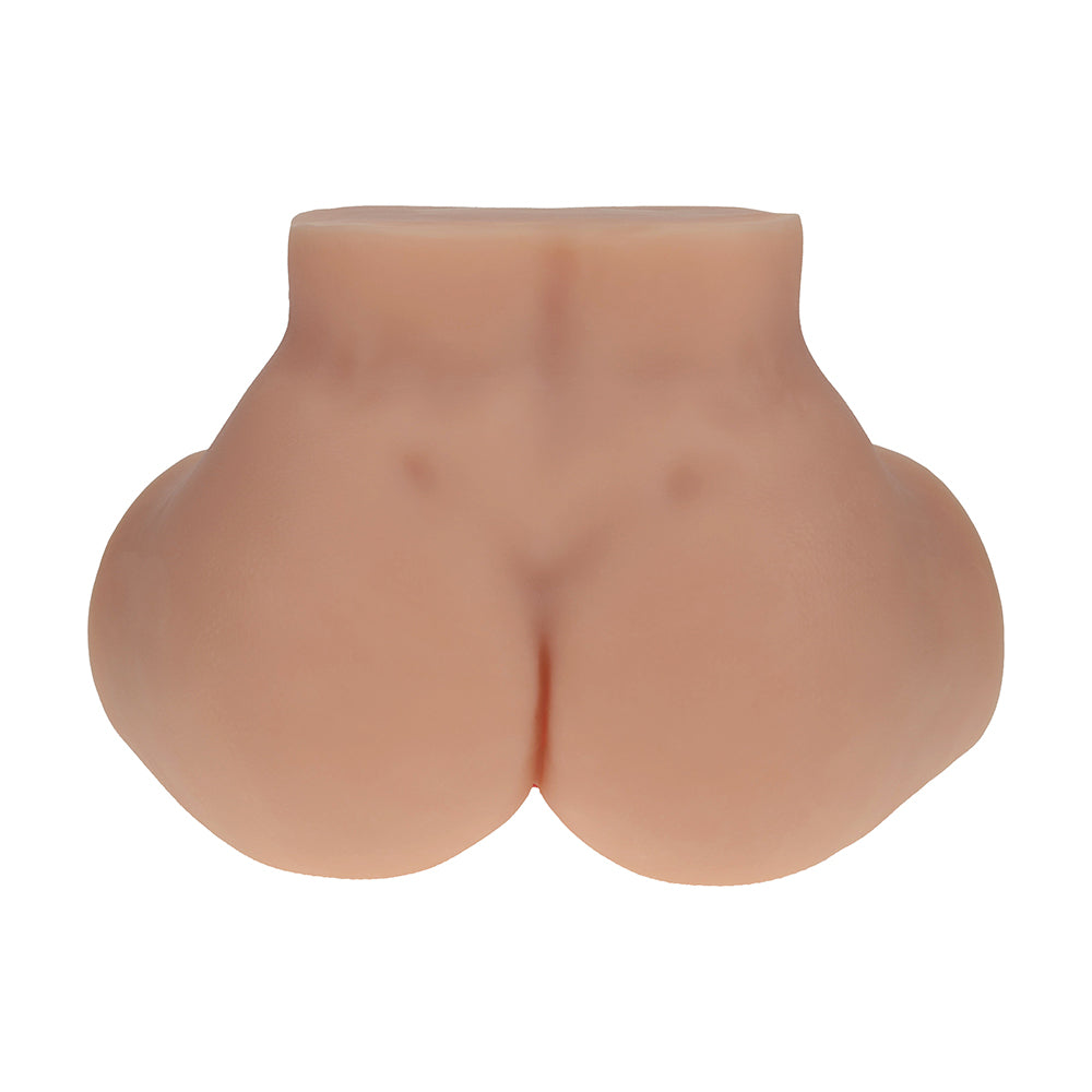 Xkin Bodyforms Valentina Vellure Dual Entry Vibrating Masturbator – Tan