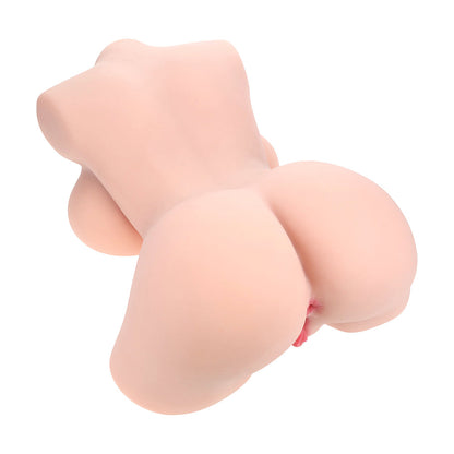 Xkin Aveline Luxe Dual Entry Vibrating Masturbator - Beige