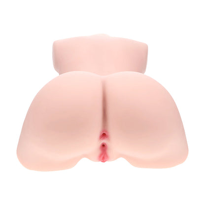 Xkin Aveline Luxe Dual Entry Vibrating Masturbator - Beige