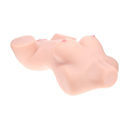 Xkin Ava Monroe Dual Entry Vibrating Masturbator – Beige