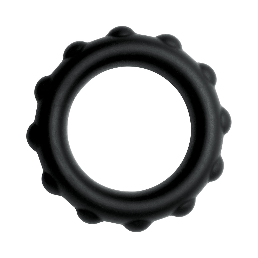 JOCK Enhancers Weighted Silicone C-Ring Set – Red and Black