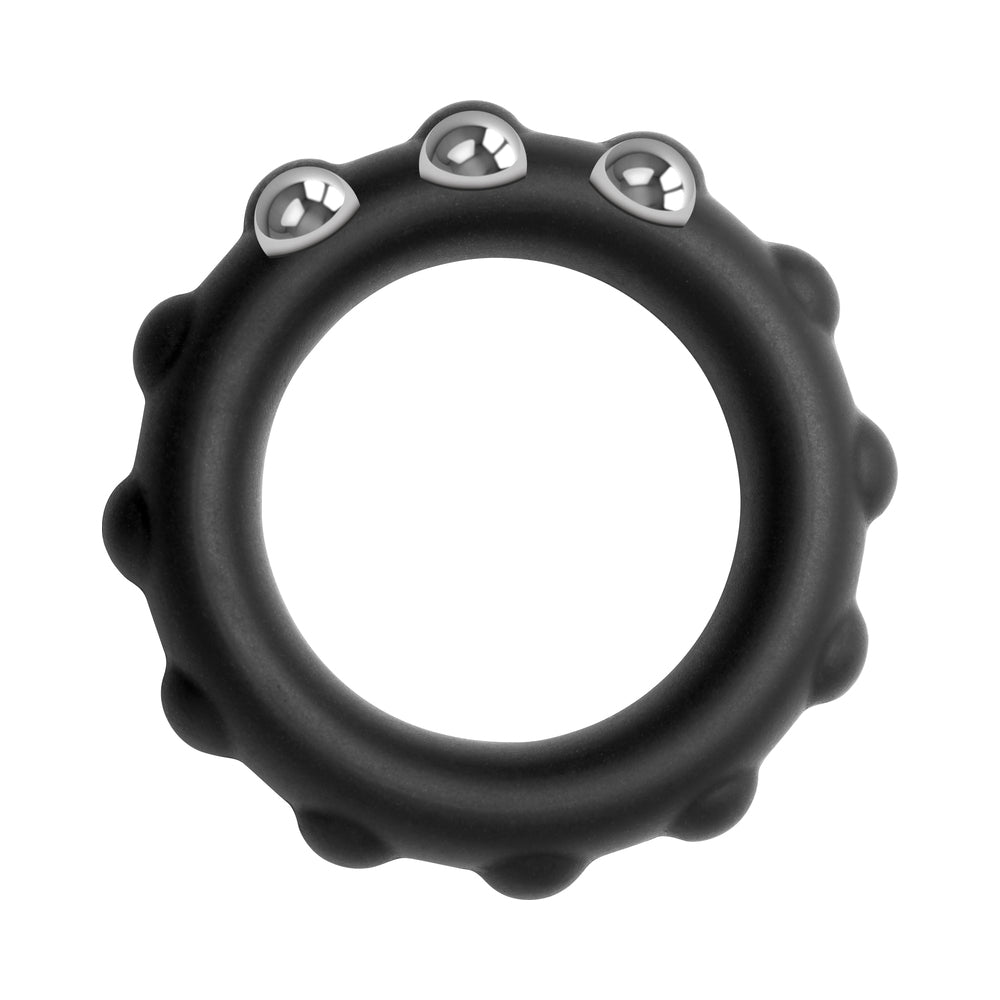 JOCK Enhancers Weighted Silicone C-Ring Set – Red and Black