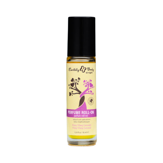 Earthly Body Night Aphrodisiac Roll-on Perfume – Ylang Ylang Lavender, 0.34 oz