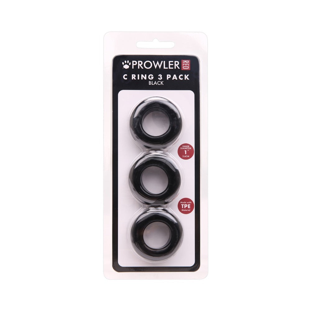 Prowler RED Cock Ring 3-Pack – Flexible Supportive Fit