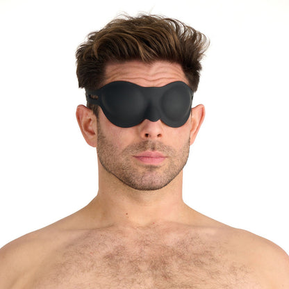 Prowler RED Silicone Full Blindfold - Black