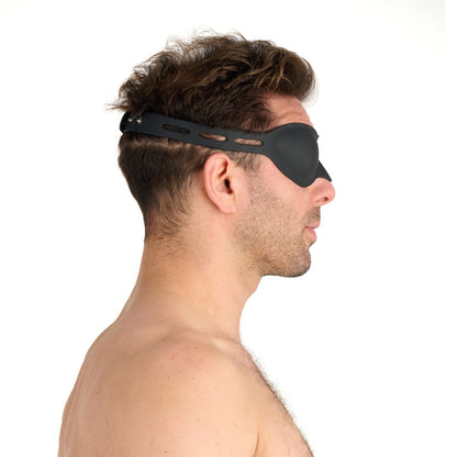 Prowler RED Silicone Full Blindfold - Black