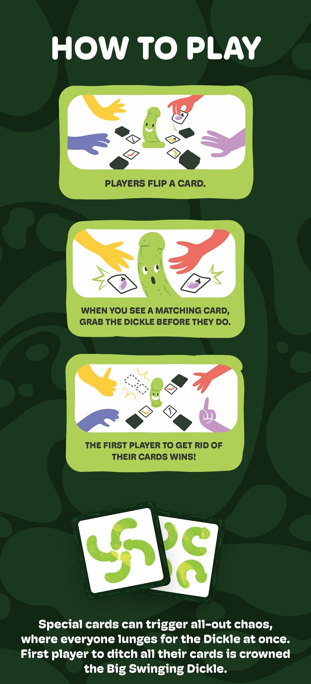 Cheeky Get the Dickle Card Game - Fast-Paced Party Fun