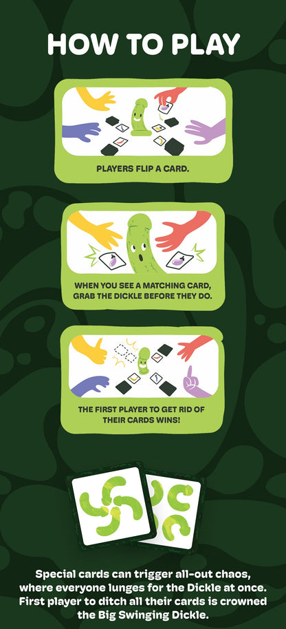 Cheeky Get the Dickle Card Game - Fast-Paced Party Fun