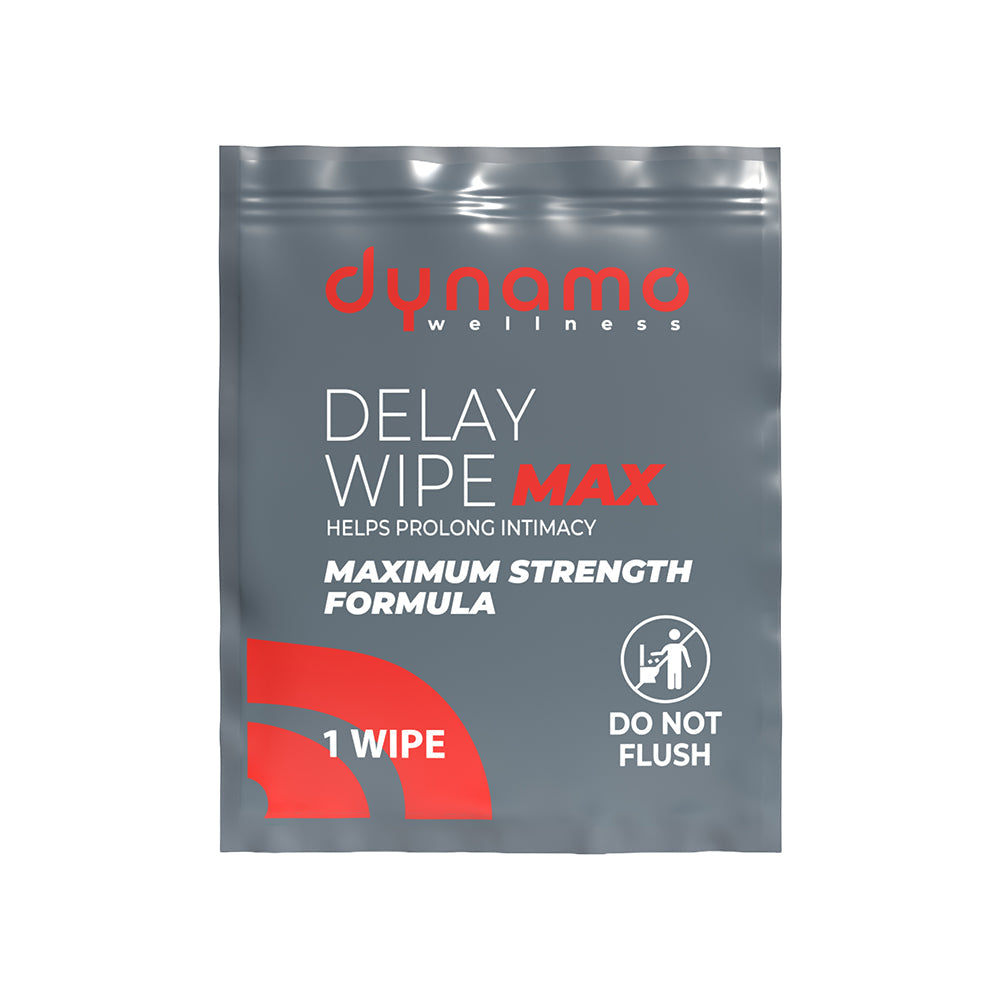 Dynamo Wellness Maximum Strength Delay Wipe – Bowl of 144, 7.5%