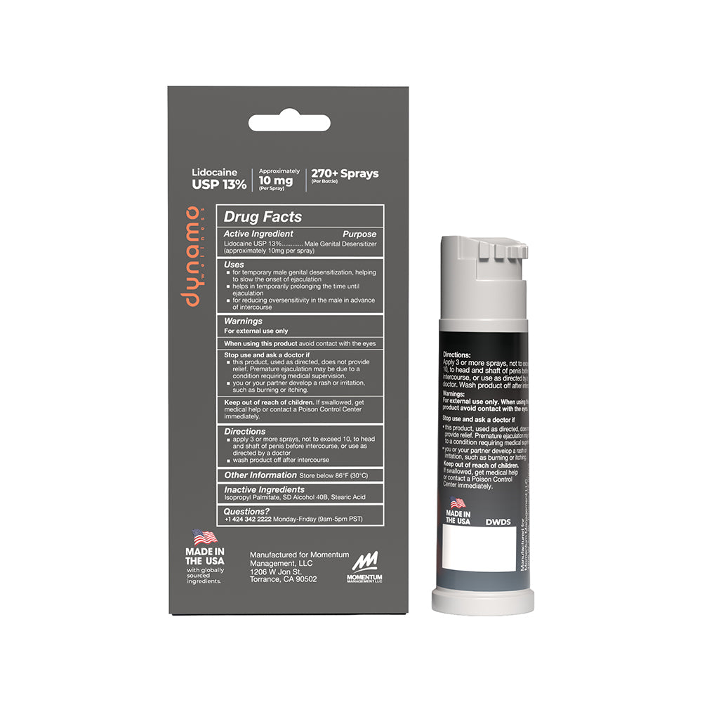 Dynamo Wellness Delay Spray - 12 Pack
