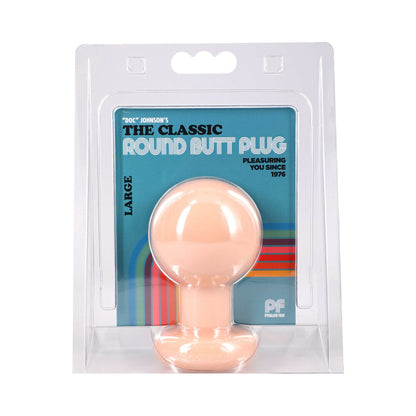 Doc Johnson Classic Round Butt Plug Large - Cream