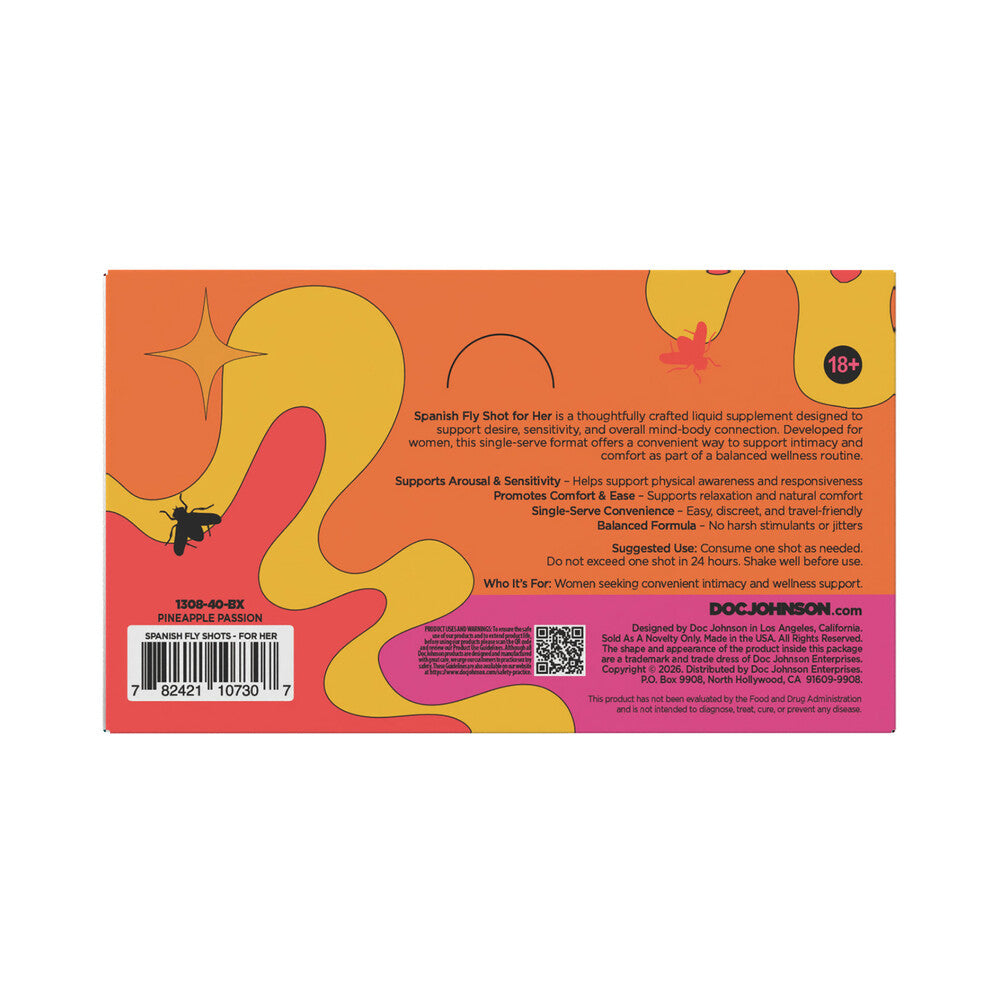 Doc Johnson Spanish Fly Shot For Her 2 oz – Pineapple Passion