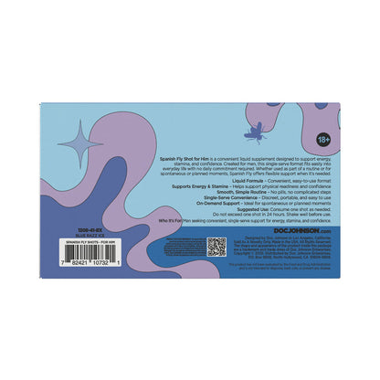 Doc Johnson Spanish Fly Shot For Him 2 oz – Blue Razz Ice
