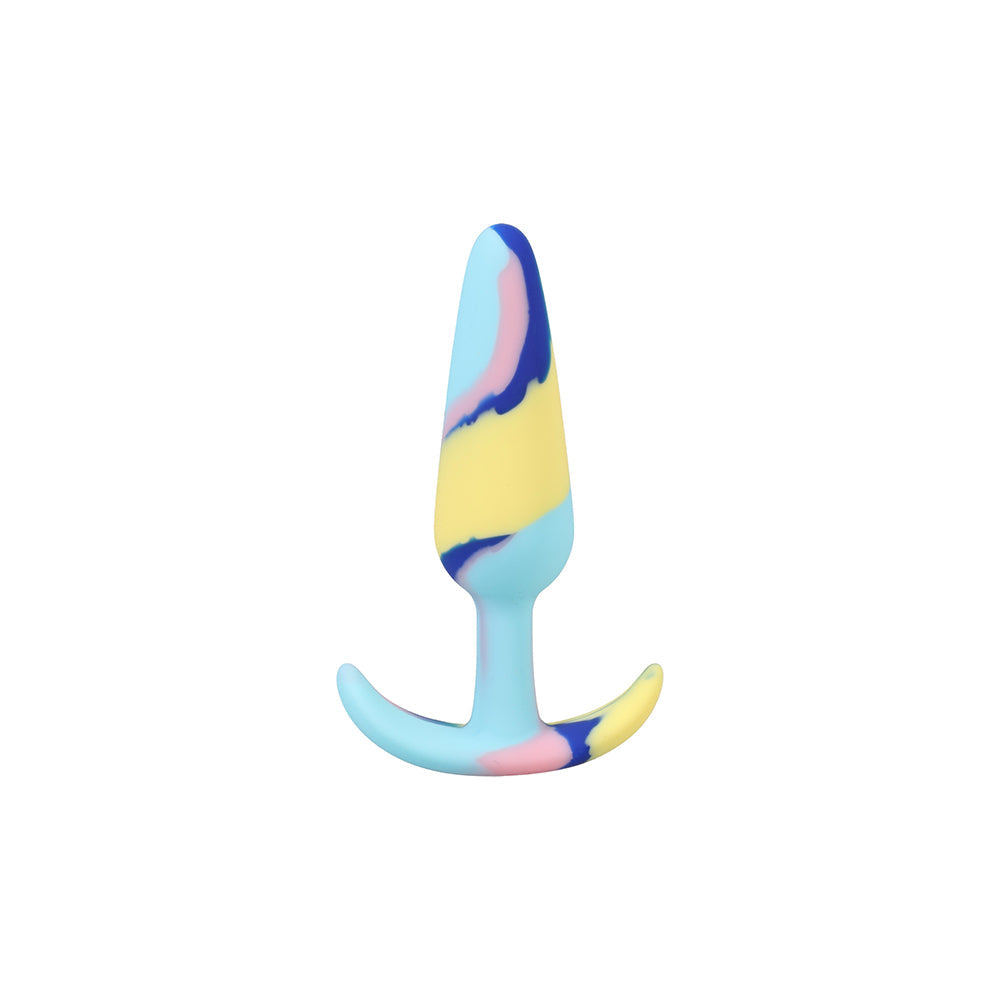 Doc Johnson Mood Naughty 1 Kaleidoscope Trainer Set – Multi-Colored Butt Plugs
