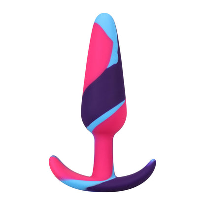 Doc Johnson Mood Naughty 1 Kaleidoscope Trainer Set – Multi-Colored Butt Plugs