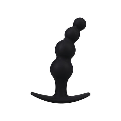 Doc Johnson Mood Naughty Beaded Trainer Set - Black - Beginner Butt Plugs